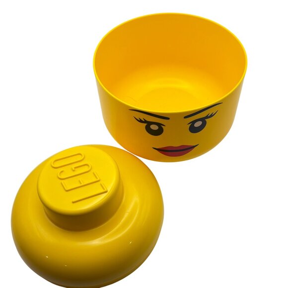 LEGO Girl Storage Head Small Yellow Container - Picture 2 of 3